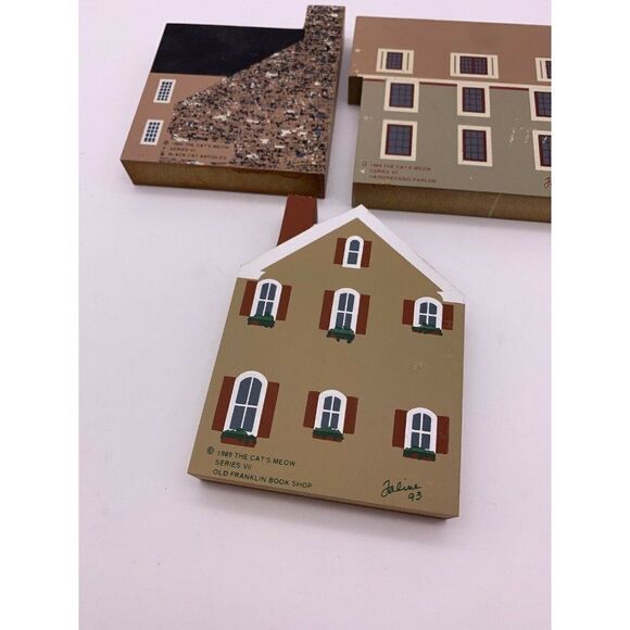 3 Vintage Cats Meow Village Series VII - Picture 7 of 11